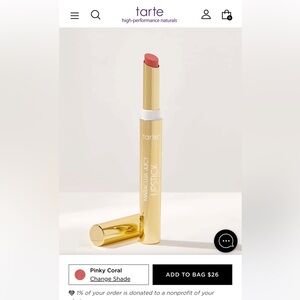 tarte maracuja juicy lipstick pinky coral